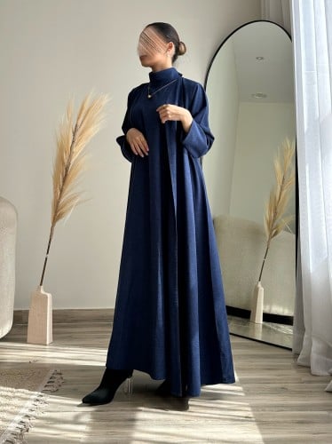 ‏Abaya + dress - عباية وفستان #4