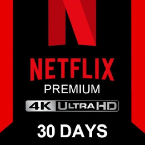 Netfilx Premium 4K اشتراك نتفليكس بريريوم شهر