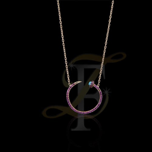 تعليقة (زركون) فضة عيار 925