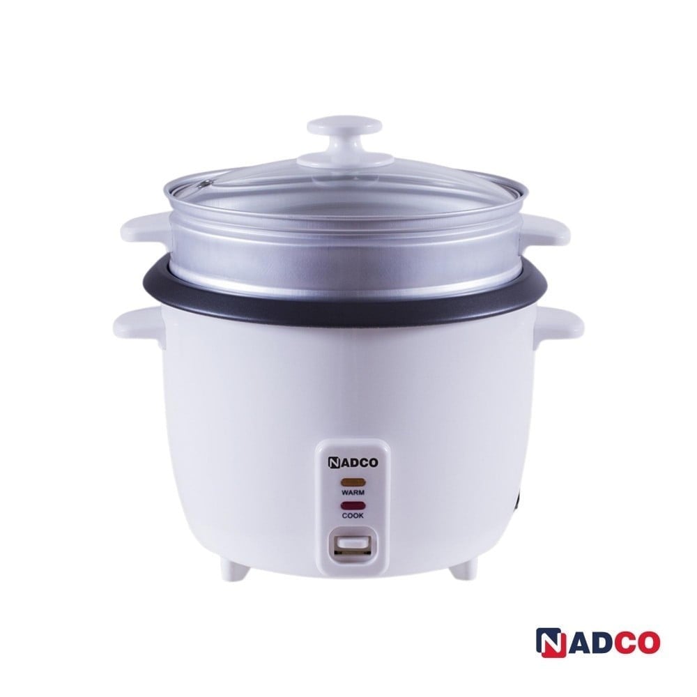 قدر فاخر مستدير لطهي الأرز  وسلق الخصروات بسعة 1.8 لتر  موديل  NC-518DL