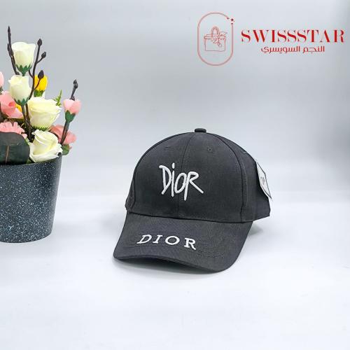 ☆Christian Dior☆ スカーフ 大判 花 帽子 花かご 蝶 ブラック