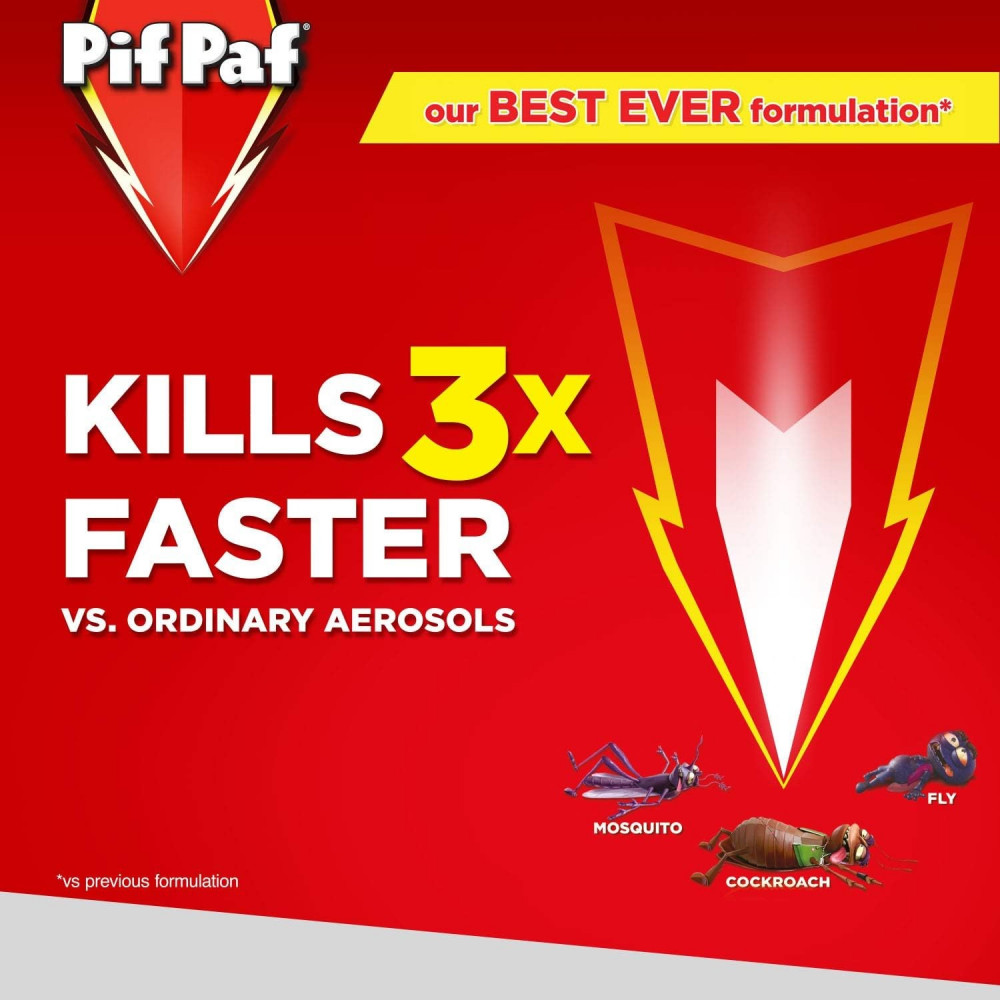 مجموعة بف باف بخاخ لقتل جميع انواع الحشرات 400مل
