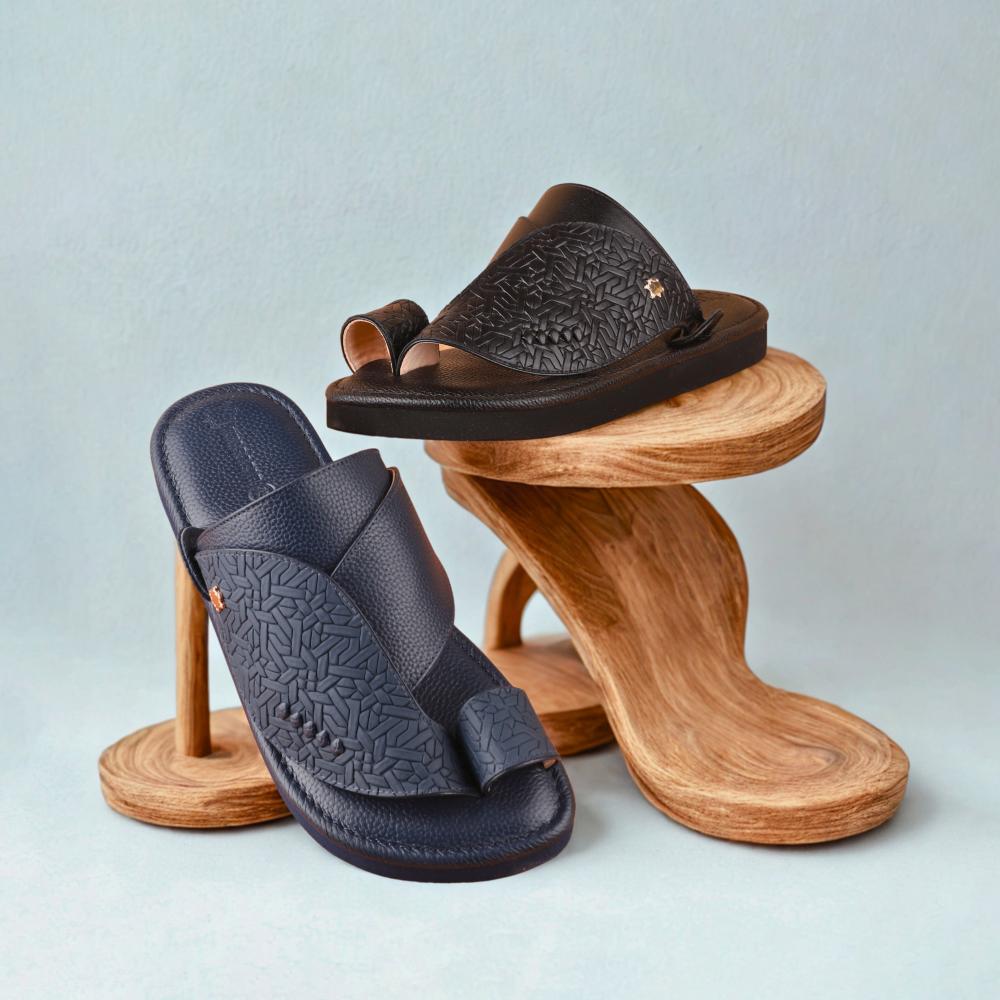 حذاء سعودي مودرن جلد مجدول 1st Collection