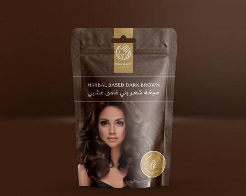 صبغة حناء بني غامق - 100 جرام - من زينة بيوتي