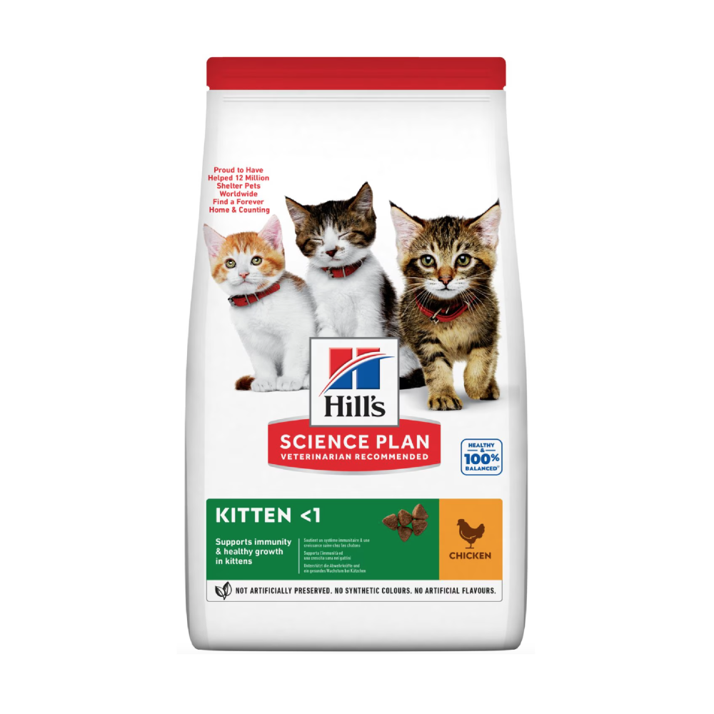 Hills dry food for kittens pregnant and lactating cats with chicken 1.50 kg