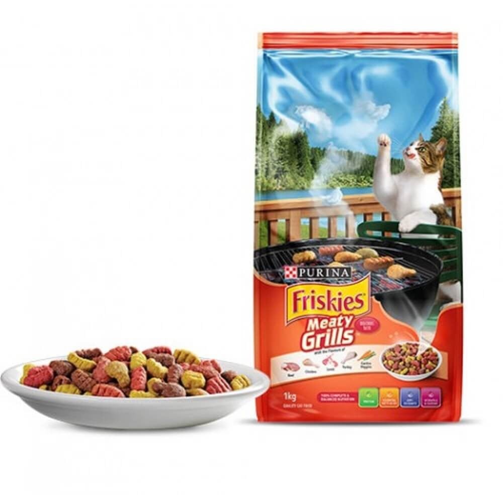 Friskies meaty outlet grills