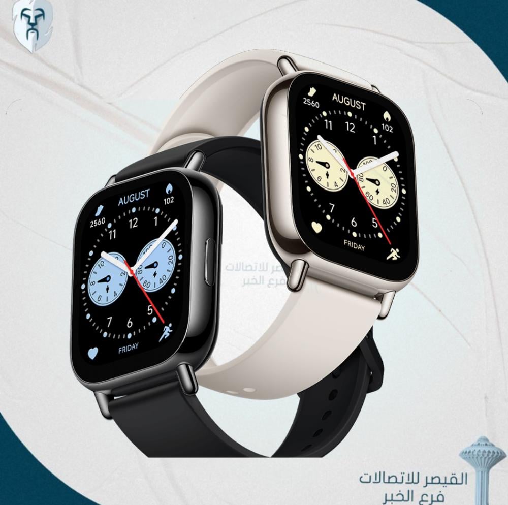 ساعة ذكية Xiaomi Redmi Watch 5 Lite تتوفر بلون أبيض أو أسود