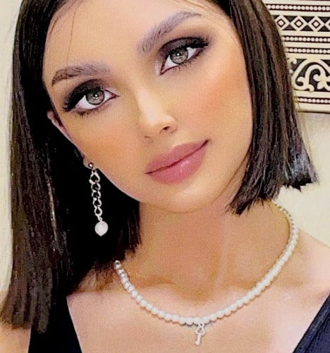 سلسال اللولو القصير مع المفتاح | Pearl necklace with key charm