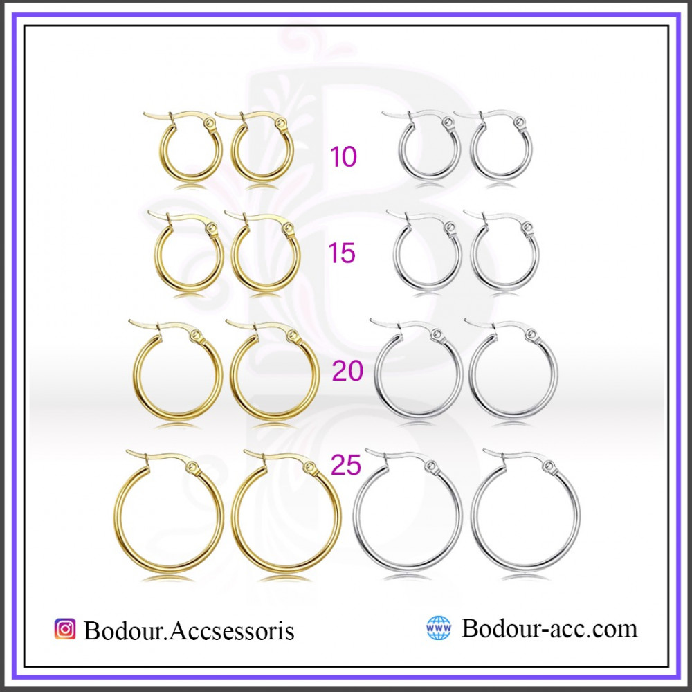 Stainless Steel Earring Bodour Accessories