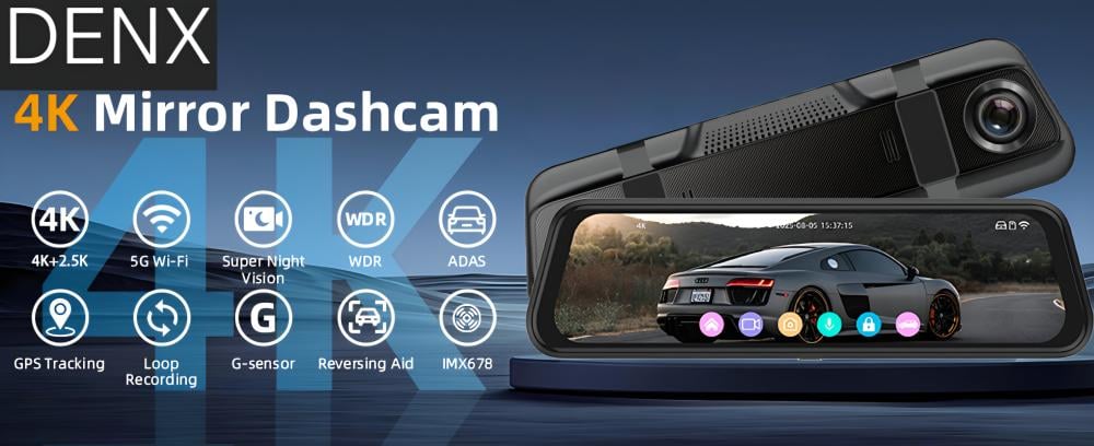 كاميرا مرايه DENX بالعربي