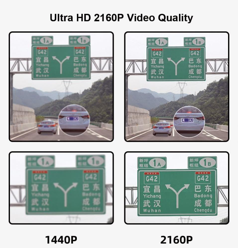 داش كام من شركة D6 YBOX الامامي 4k تصوير الخلفي 2.5k