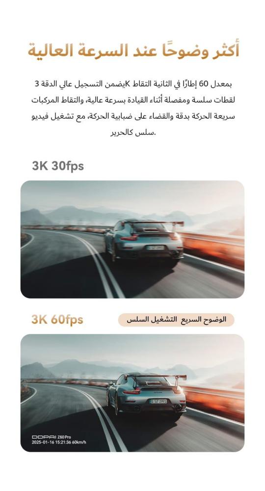 DDPAI Z60pro داش كام 4k