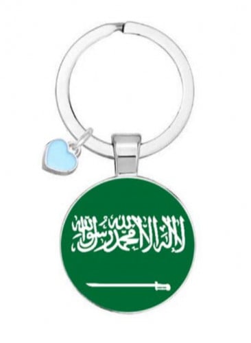 ميدالية بشكل علم المملكة العربية السعودية