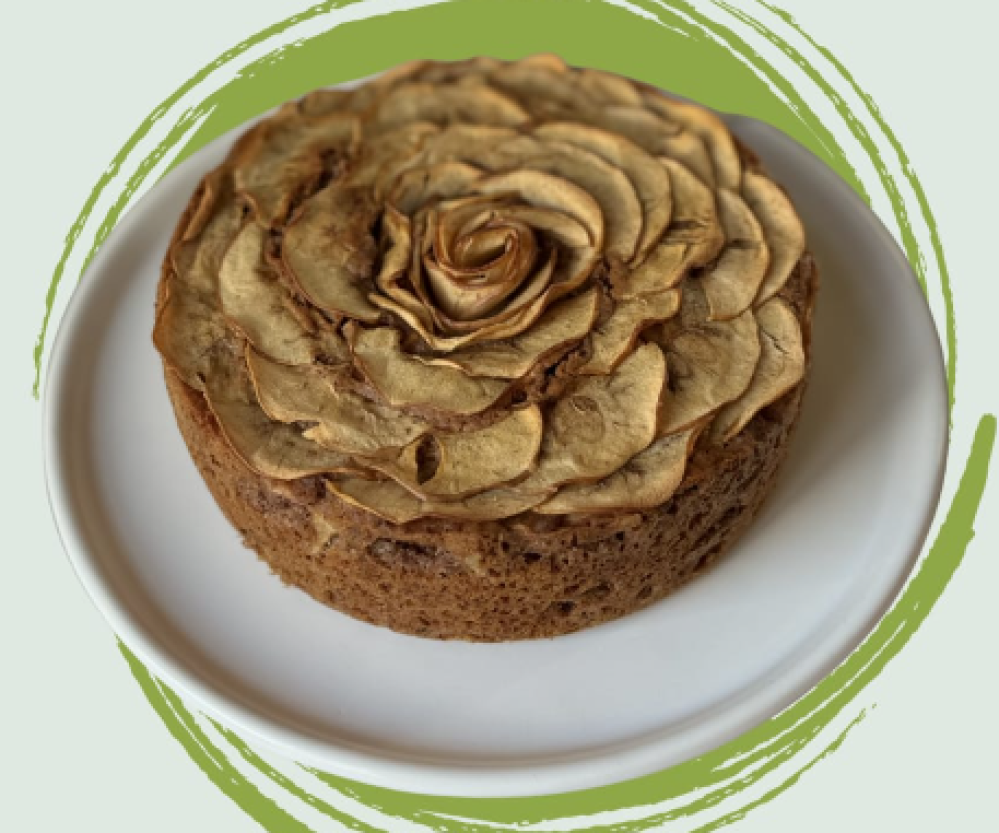 كيك التفاح بدقيق كاندريا طحنة 0