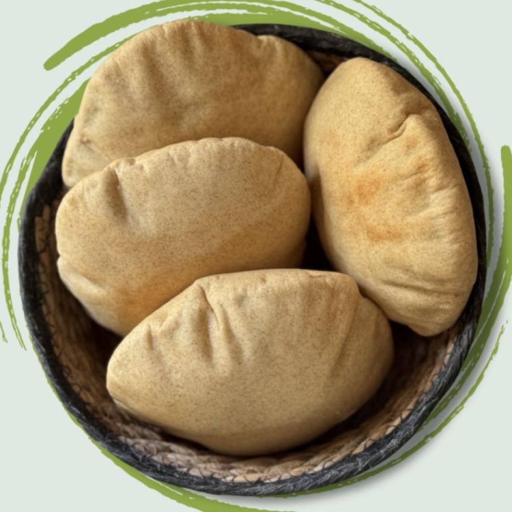 الخبز العربي بالدقيق طحنة 2