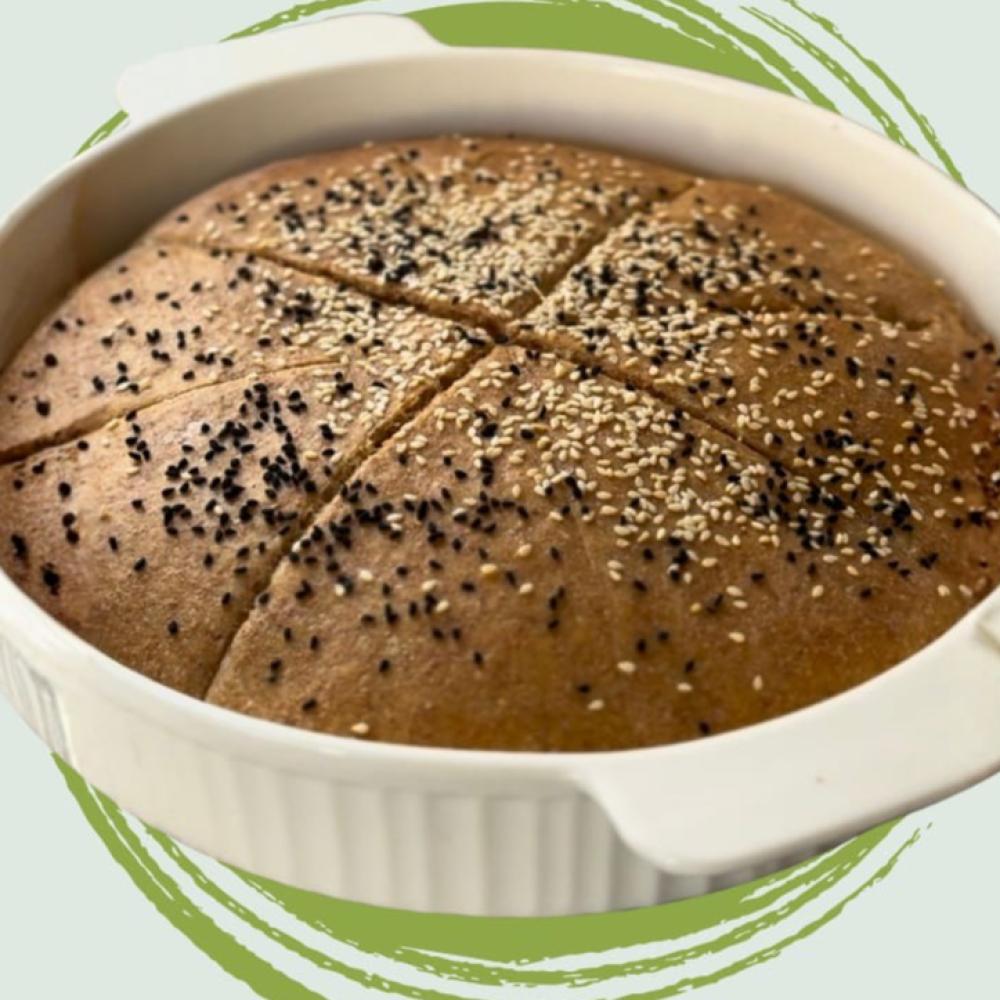 خبز الملّه بدقيق بالحبة الكاملة & طحنة 0