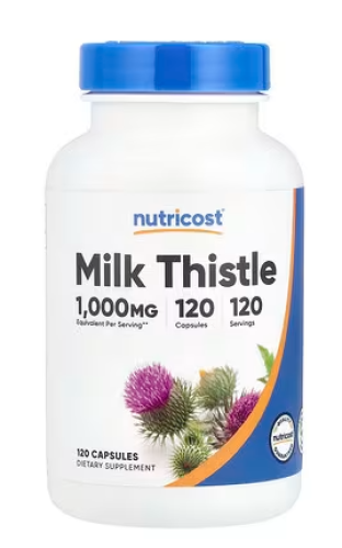 عشبة حليب الشوك للكبد 120 حبة Milk Thistle