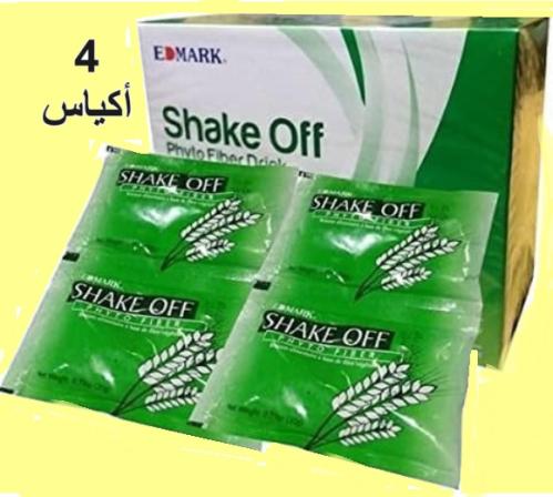 شيك أو ف ( 4أكياس ) الياف تنظيف القولون shake off