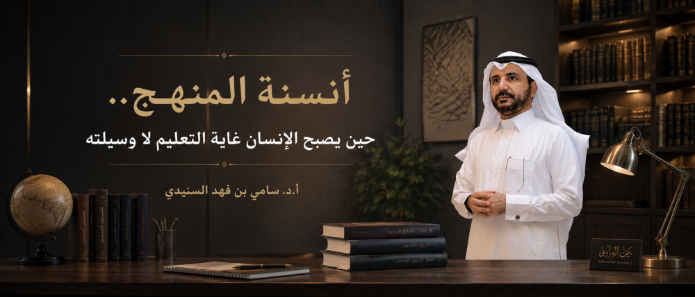 أنسنة المنهج.. حين يصبح الإنسان غاية التعليم لا وسيلته