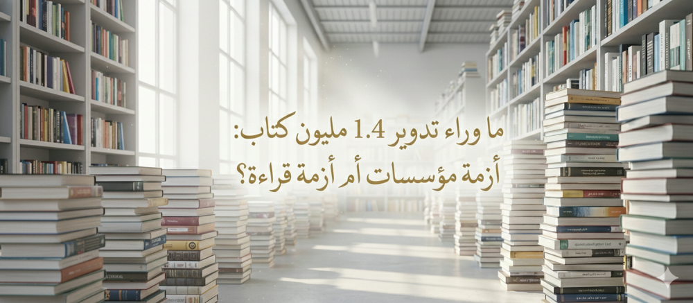 ما وراء تدوير 1.4 مليون كتاب: أزمة مؤسسات أم أزمة قراءة؟