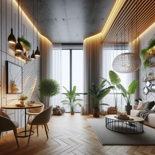 تصميم المساحات الداخلية بجاذبية واحترافية