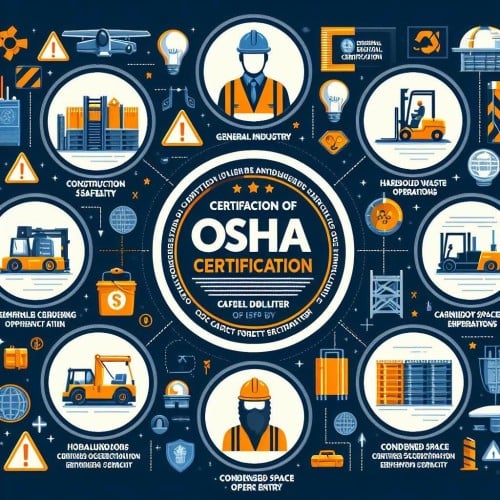 أنواع الشهادات المختلفة التي تقدمها OSHA