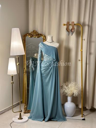 فستان سهرة طويل ماسك 4499