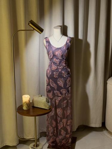 6548 - فستان سهرة طويل