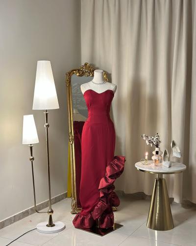 فستان سهرة طويل  5345