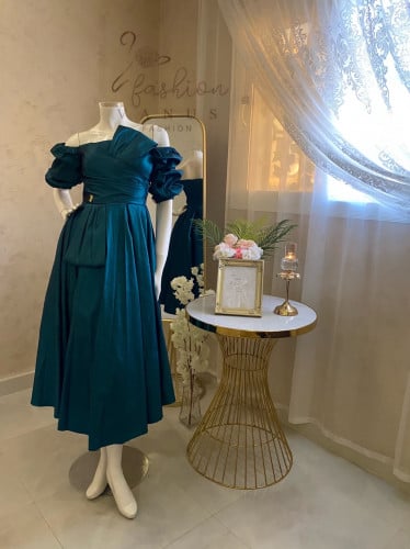 Chanel Turquoise Evening Dress 3225