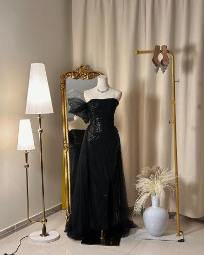 فستان سهرة طويل  4796