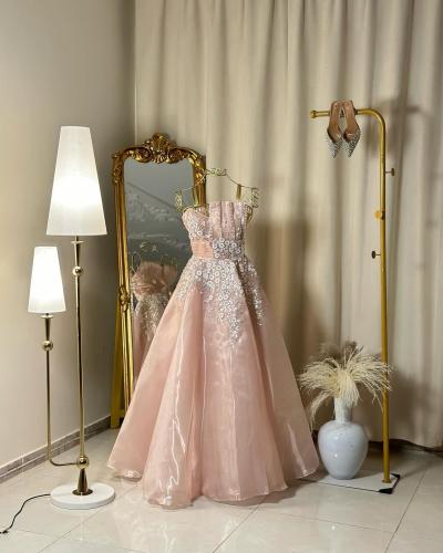 فستان سهرة طويل  4842