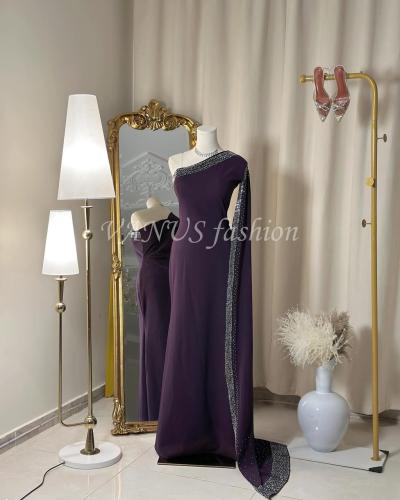 فستان سهرة طويل  4619