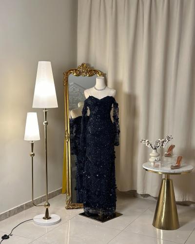 فستان سهرة طويل 5225