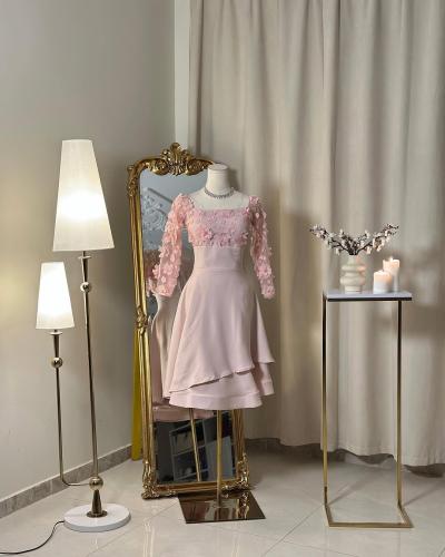 Light pink dress 5530