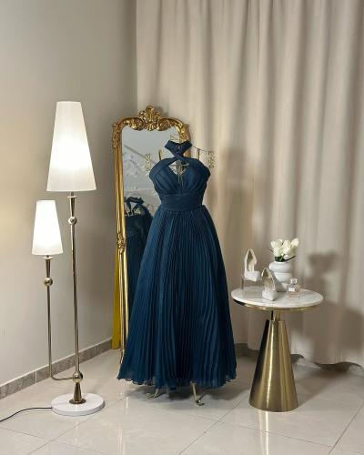 فستان سهرة طويل 5171 ( لونين )