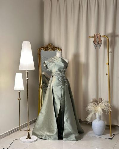 فستان سهرة طويل  4798