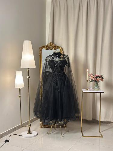 6353- فستان سهرة ميدي