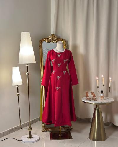 5883 -فستان ميدي (4 الوان)