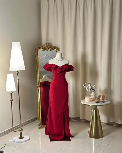 فستان سهرة طويل  4949