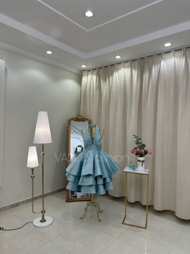 فستان سهرة ميدي 3893