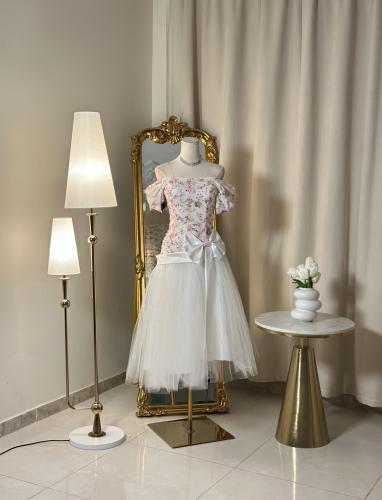 6077 -فستان ميدي مشجر