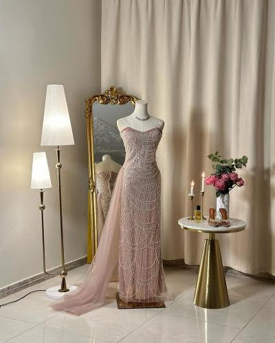 فستان سهرة طويل  4887