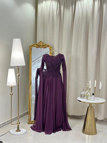 فستان سهرة طويل  4629