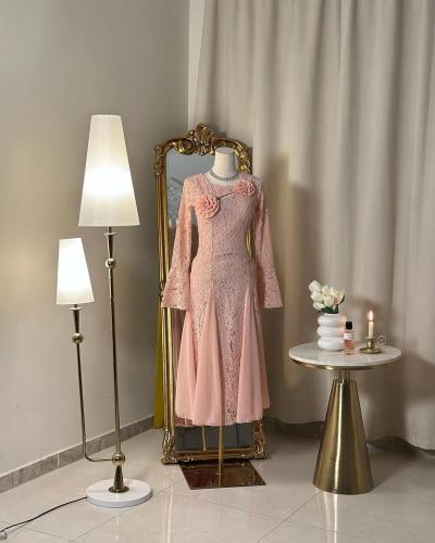 5937 -فستان ميدي (لونين)