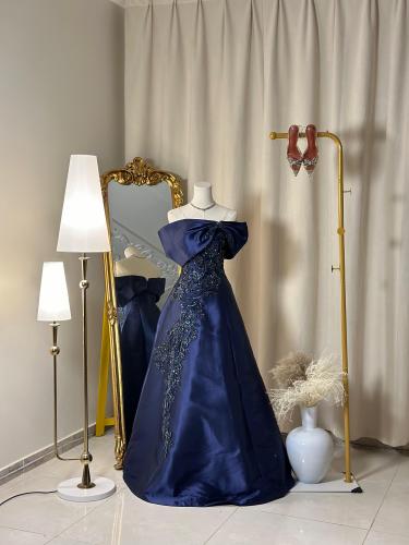 فستان سهرة طويل  4693