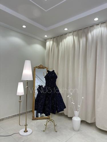 فستان سهرة ميدي ترتر 3979