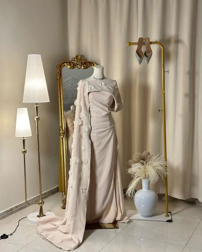 فستان سهرة طويل  4802