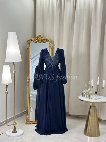 فستان طويل (لونين ) 4470