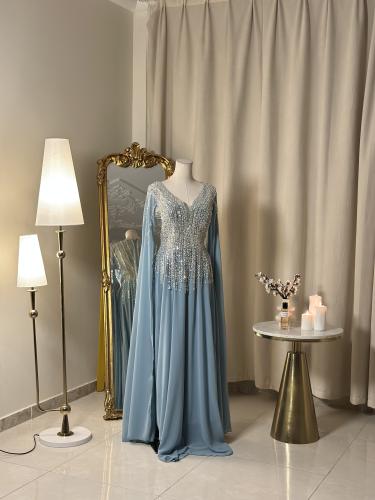 فستان أنيق بلونين 5492
